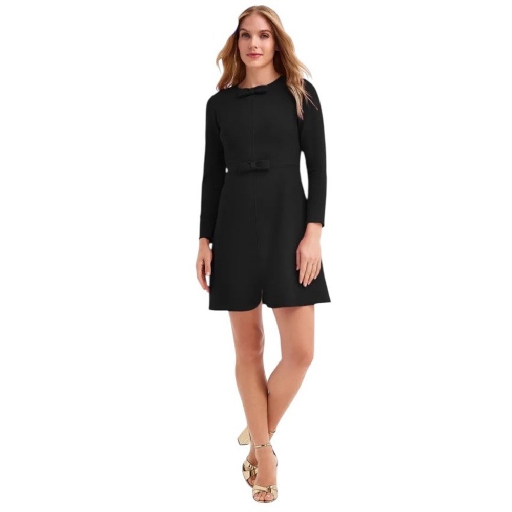 Draper James Black Long Sleeve Dress